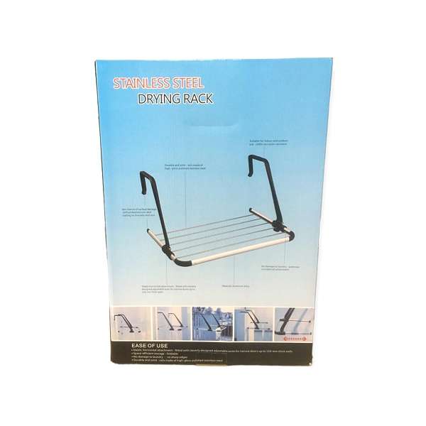 XF0886 Stainless Steel Hook Drying Rack, 5 Lines