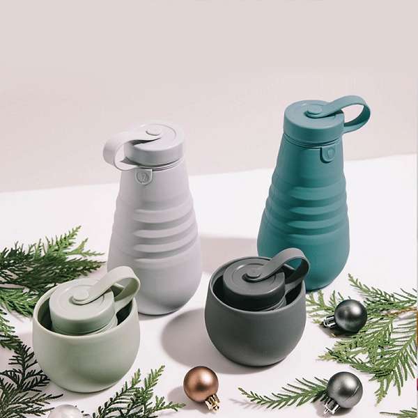1025 Silicone Folding Water Bottle 500ml