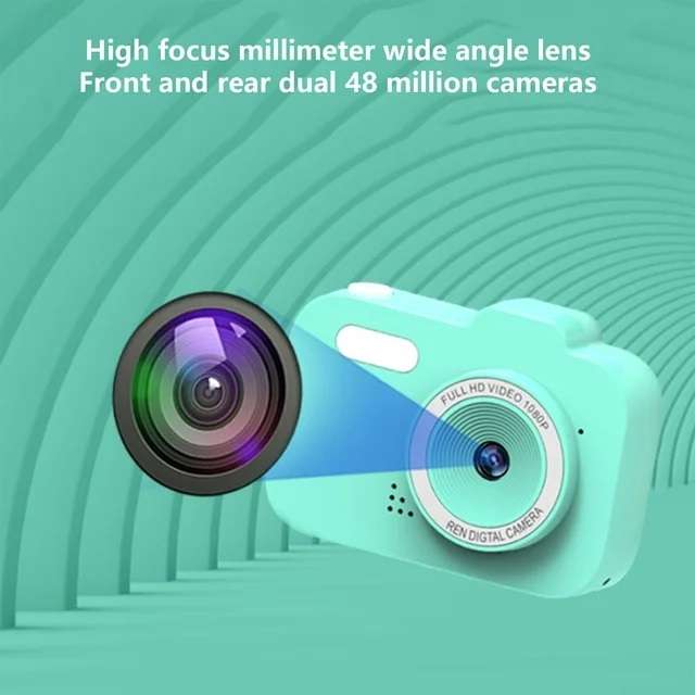 Y8 Kids Digital Dual Camera With Micro SD Card Slot