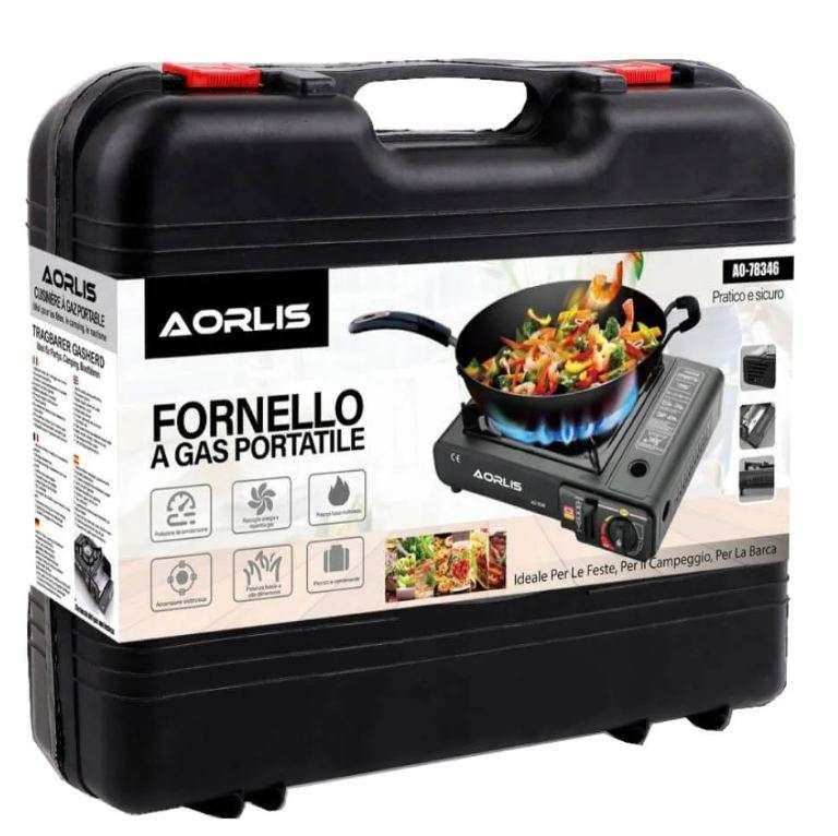 Aorlis AO-78346 Single Plate Portable Gas Stove