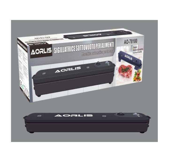 Aorlis AO-78180  Vacuum Sealer Packaging Machine With Free 10pcs Vacuum Bags
