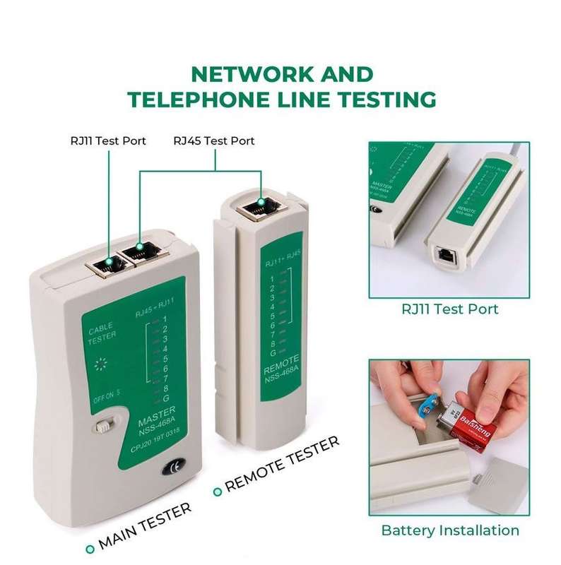 Xifu XF0329 Network Cable Tester Kit