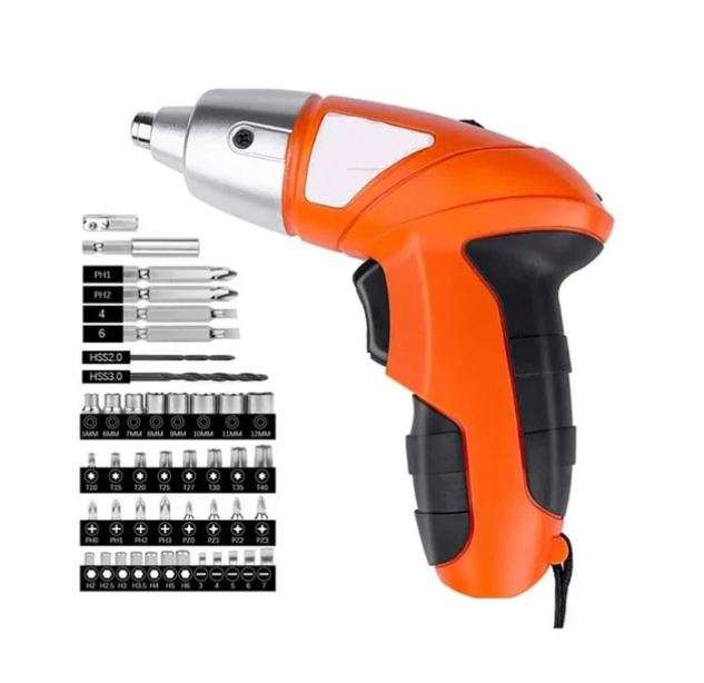 Electric Cordless Screwdriver Drill Set