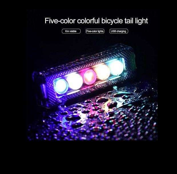 183920 USB Rechargeable 5 Modes Control Rear Bike Lights