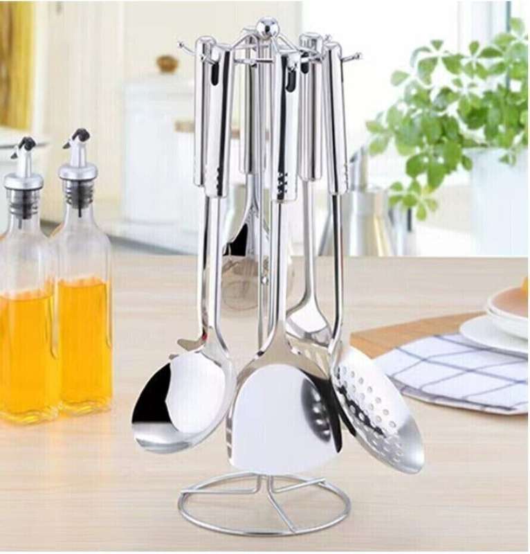 0089 Stainless Steel Kitchen Tool Set 7 In 1