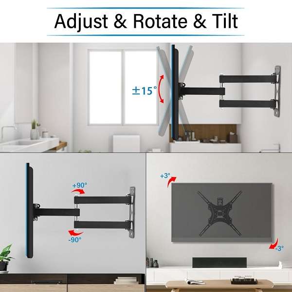 X-400 Full Motion TV Wall Mount Bracket 32-55