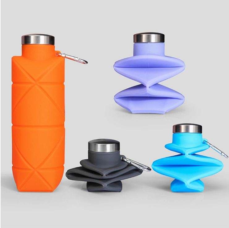 Collapsible Silicone Water Bottle 700ml BPA Free
