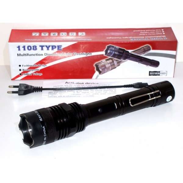 FA-1108 Multi-functional Dimming Flash Light Stun Gun Tazer