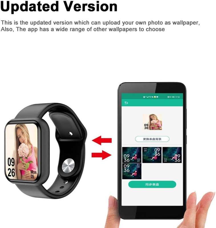 SE-017 Macaron Heart Monitor Fitness Tracker Waterproof Sport Smart Watch