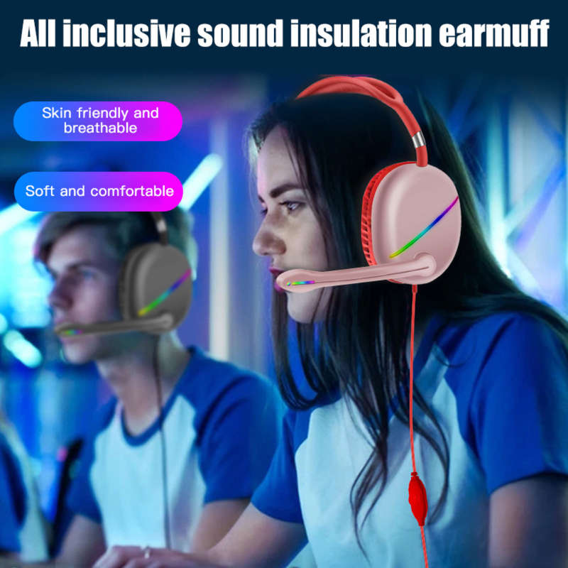 Aerbes AB-D439 Cuffie Gaming Bluetooth Headphones