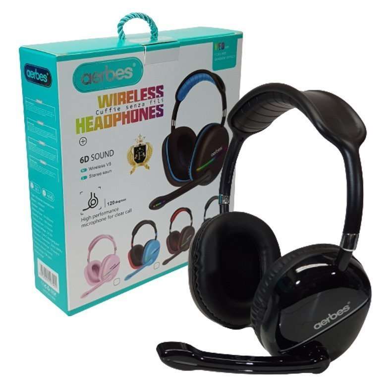 Aerbes AB-D439 Cuffie Gaming Bluetooth Headphones