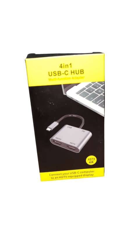 SE-L50 USB-C To Dual 4K 60HZ HDMI+USB 3.0 And Type C Multi Monitor Adapter Converter