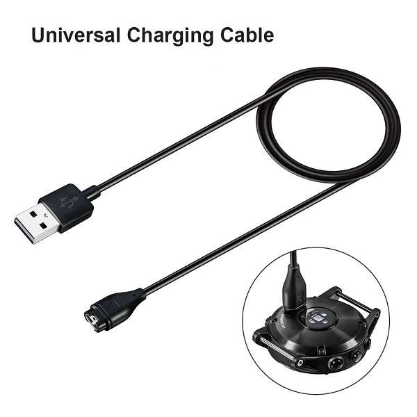 XF0530 USB Watch Charging Cable for Fenix6 6S 6X Pro 5 5S 5X Vivi active 3
