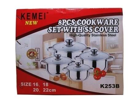 K253B(8pc KEMEI POT)