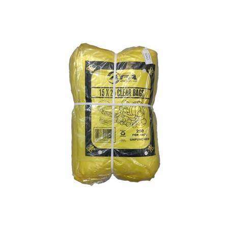 15*25cm CLEAR BAGS 4000p APA