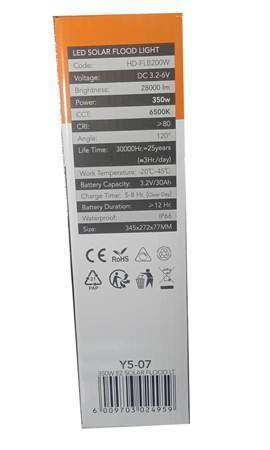 350W E2 SOLAR FLOOD LT