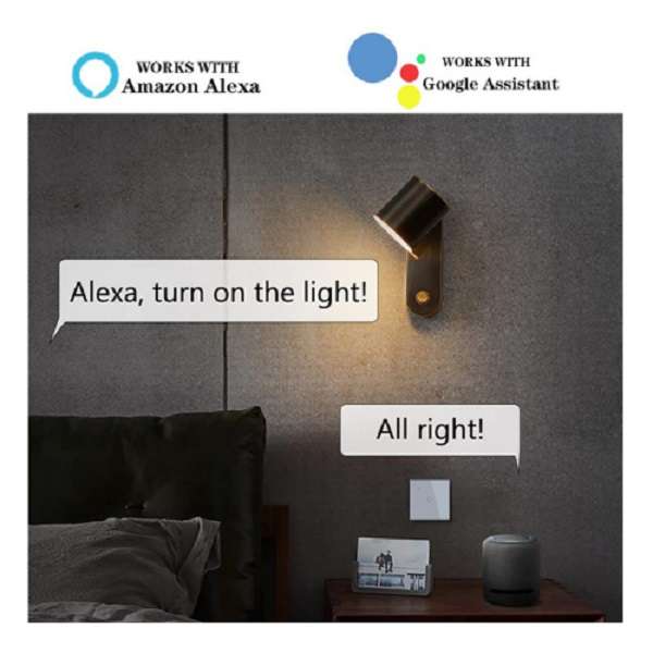 Aerbes AB-KG04 1 Gang Wifi Smart Switch Works With Smart Life App