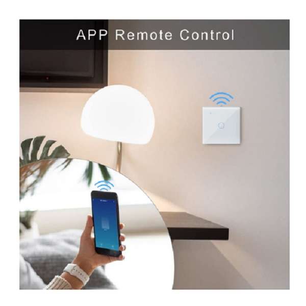 Aerbes AB-KG04 1 Gang Wifi Smart Switch Works With Smart Life App