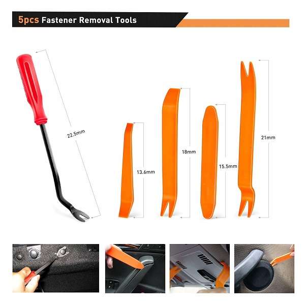 Jiageng JG20375313 625 Pieces Retainer Clips and Fasteners Remover Tool