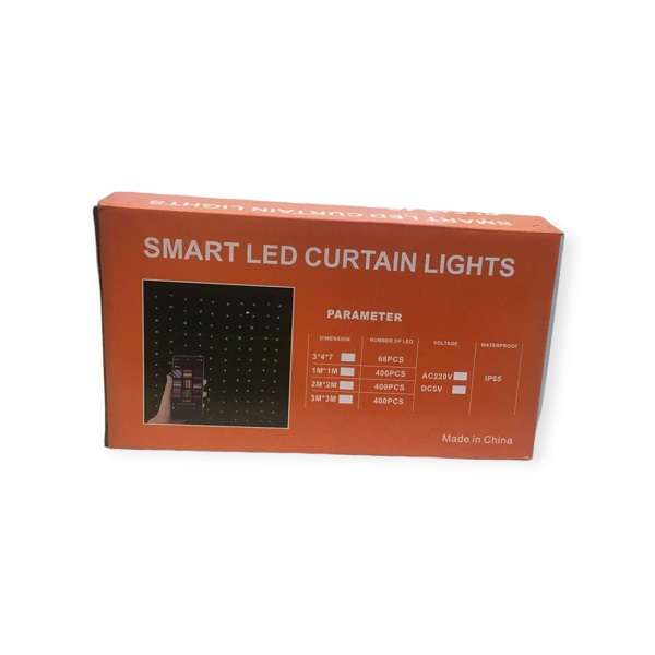 ZYF-177 3M Balls And Snowflakes Smart LED Curtain Light with Surplife App Control