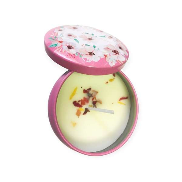 JG20375252 Wax Dried Floral Scented Candle