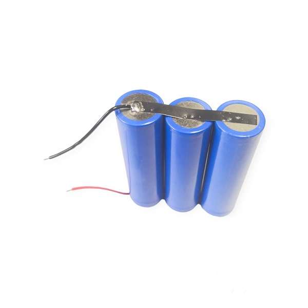 JG20375212 FA-18650 Triple Flat Head Battery With Wire