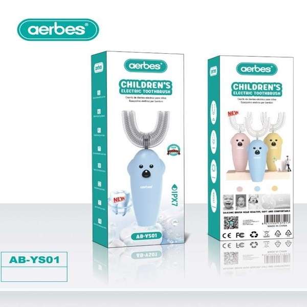 Aerbes AB-YS01 U-Shaped Toddler Electric Toothbrush