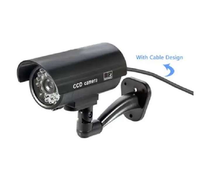 JG20375233 CCTV Dummy Security Camera With Flashing LED