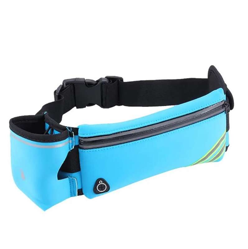 183119 Reflective Running Waist Bag with Bottle Holder