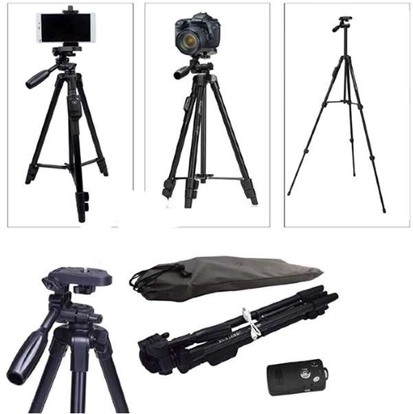 Yufeng JG20375271 3388 Tripod With Bluetooth Remote For IOS & Android Cellphones