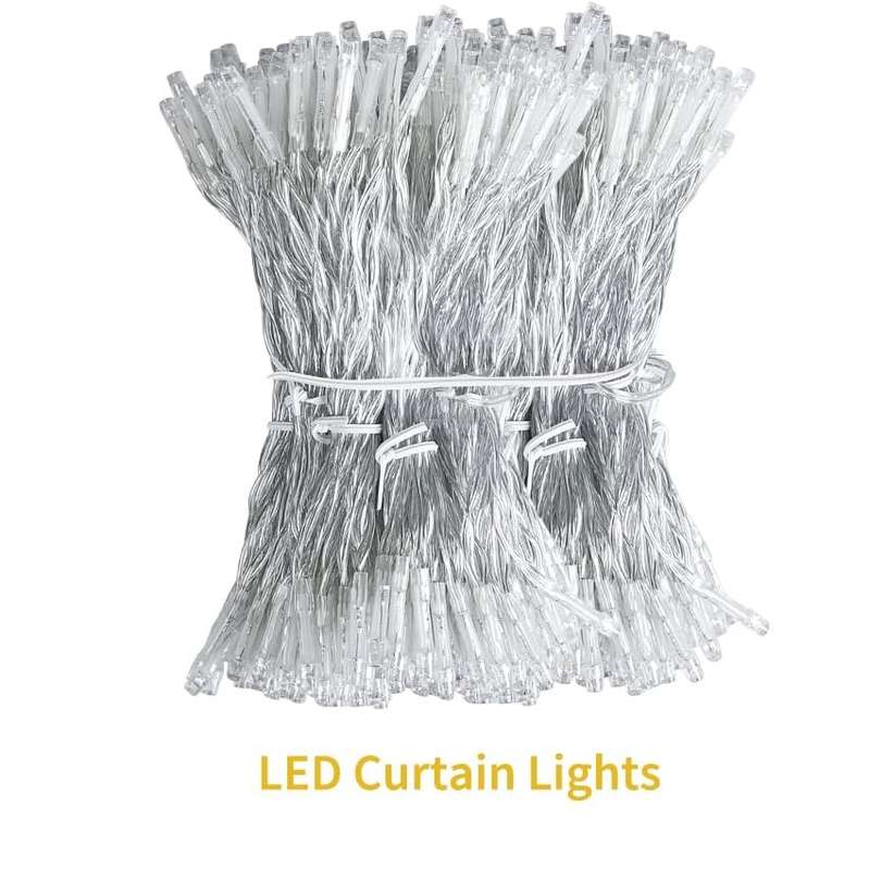 ZYF-D137 3m x 2m White LED Fairy Light Curtain