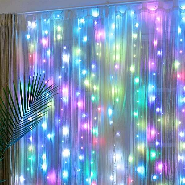 ZYF-D136 3m x 2m RGB LED Fairy Light Curtain