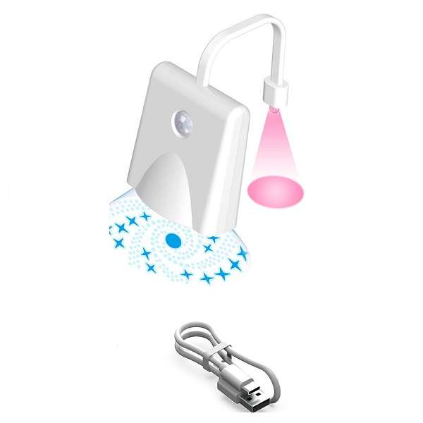 JG20375284 Rechargeable Toilet Seat Light with Motion Sensor