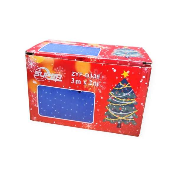 SE ZYF-D139 3m x 2m Blue LED Fairy Light Curtain
