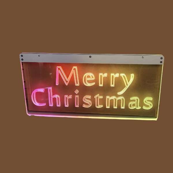 ZYF-125 Merry Christmas Neon Sign With  Hanging Chain 220V