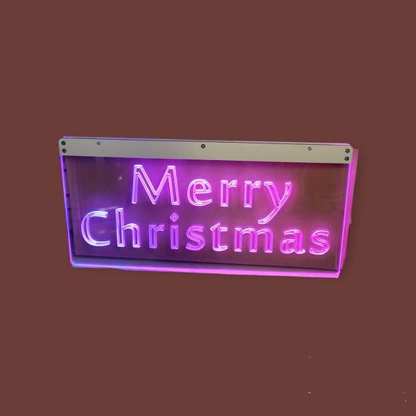 ZYF-125 Merry Christmas Neon Sign With  Hanging Chain 220V