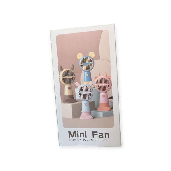 PM-097 CS1326A-1 Mini Rechargeable Fan With Cell Phone Stand