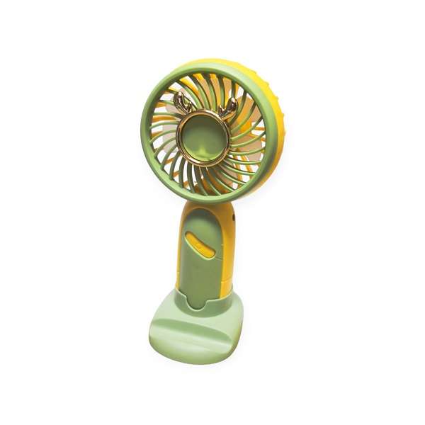 PM-103 CS1350-3 Mini Rechargeable Fan With Cell Phone Holder