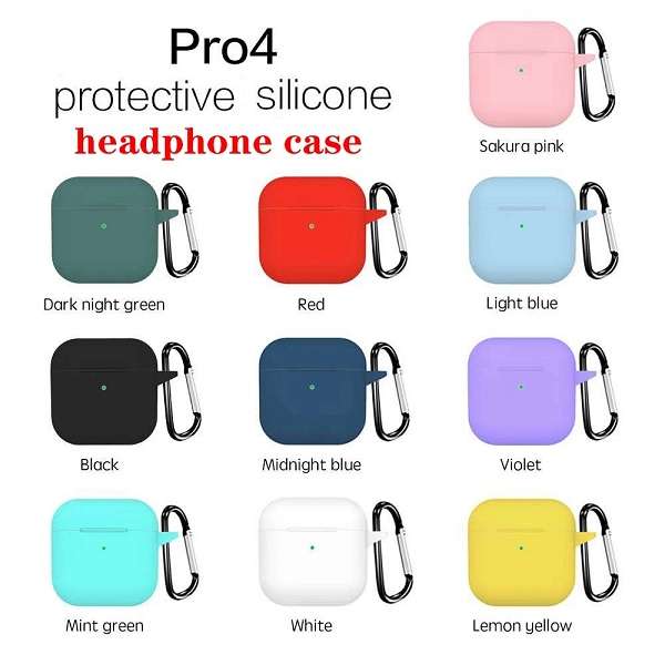 Silicone Protective Case For Bluetooth Earphones For Airpods 4