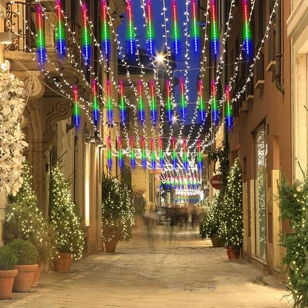 ZYF-130 SMD RGB Meteor 8 Tube LED Light
