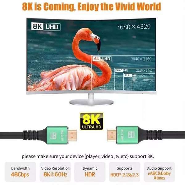 SE-L173 HDMI 2.1 3m Premium 8K Ultra High Speed  HDTV Cable