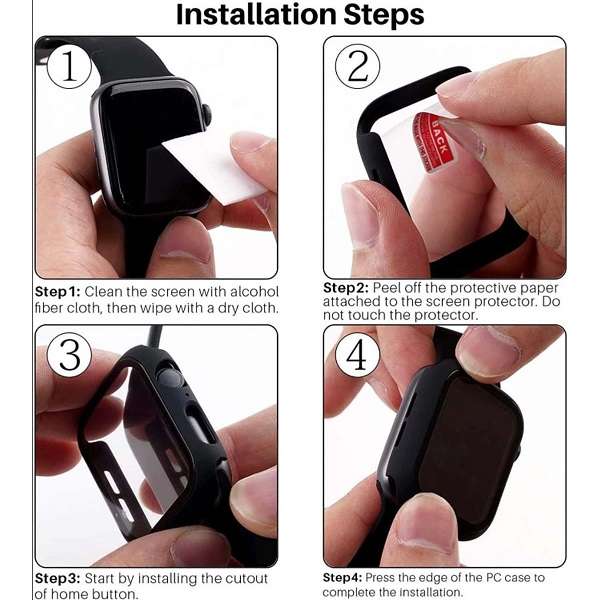 Watch Silicone Case  42mm And Band Compatible with Apple Watch Series