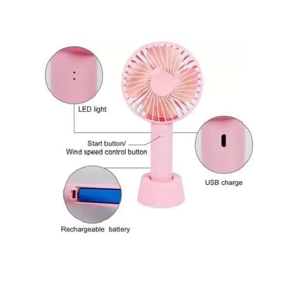 PM-094 Mini Rechargeable Fan With a Stand