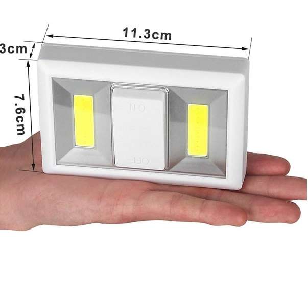 Aerbes AB-XY29 COB Magnetic Light With Switch Takes 4 AAA Batteries (not included) 150lmn