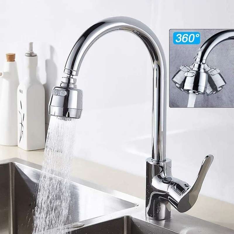 TM3460-35 Two-Speed UV Silver Hanging Faucet Head