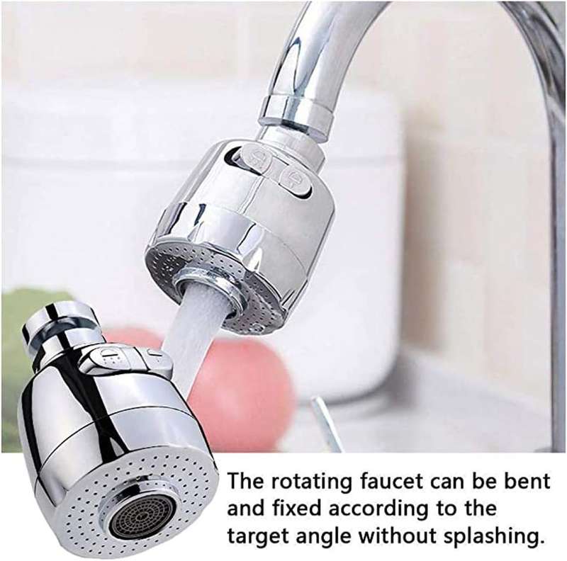 TM3460-35 Two-Speed UV Silver Hanging Faucet Head