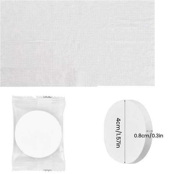 30cm x 60cm Thickened Pack Of 10 Pearl Pattern Compressed Face Towel