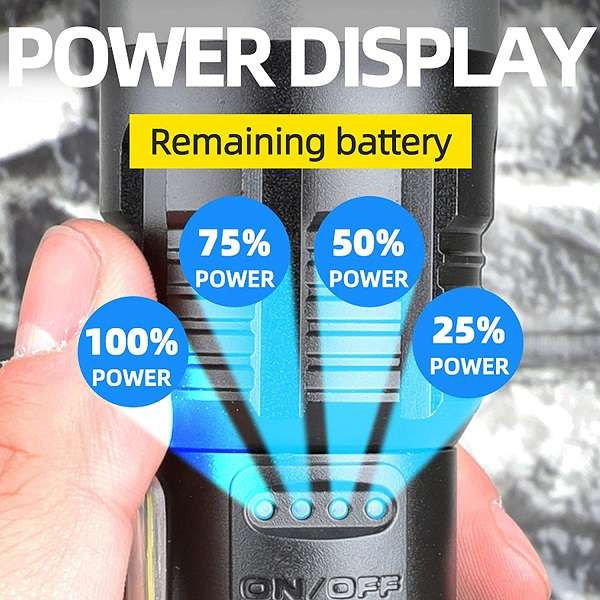 FA-H001-P70 Rechargeable Flashlight With Lithium Battery