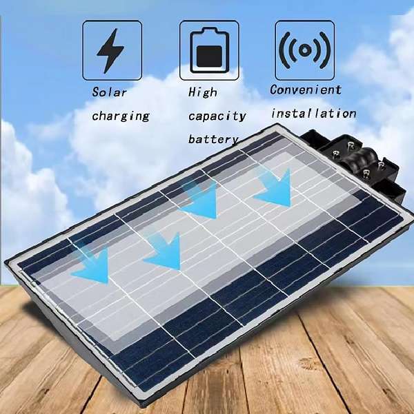Aerbes AB-T82 1600W Solar Induction Street Light 6V 30W Panel With Remote Control