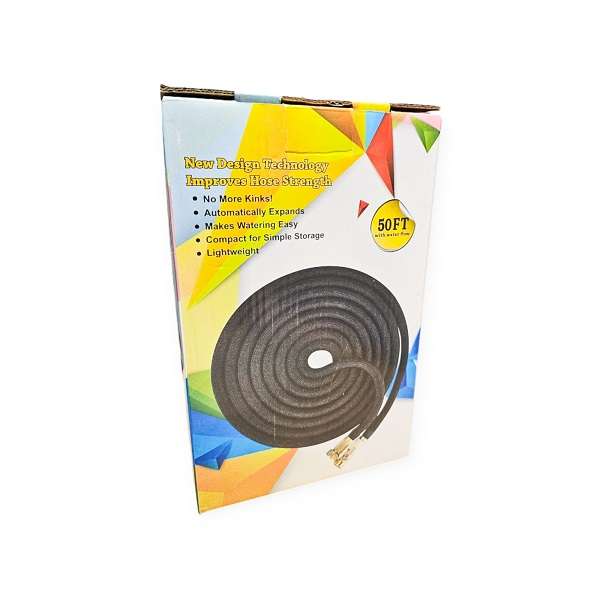 JG114 Expandable 15M Garden Water Hose Pipe, No-Kink with 10 Function Spray Nozzle